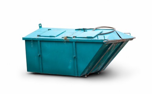 Illustration of accessible waste service staff at work in an urban area