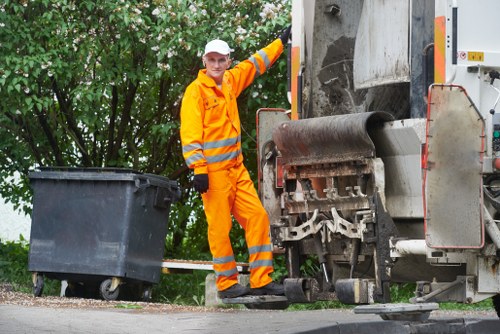 Clean streets in Millbank showcasing effective waste removal